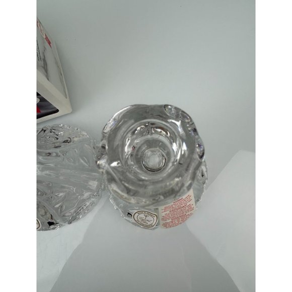 Vintage Anna Hutte Bleikristall Dorsette Crystal Pair of Candlesticks, Germany - Picture 13 of 15